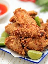Thai Deep fried chicken wings